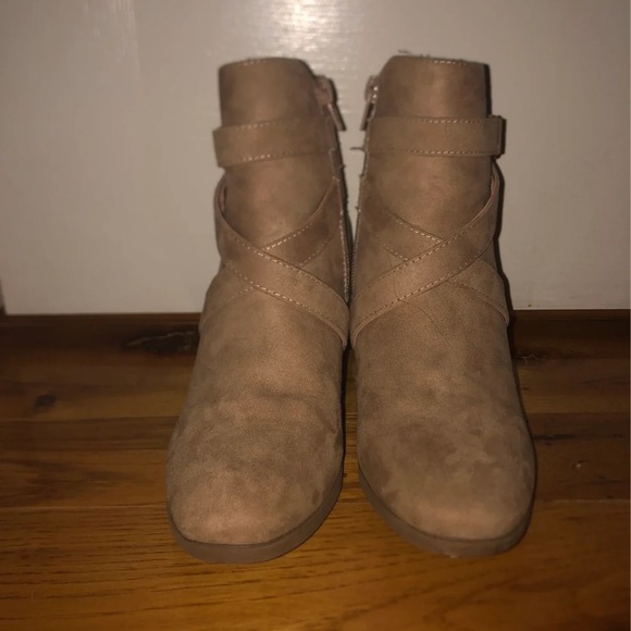 a.n.a Shoes - a. n. a. Tan Booties